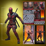 Hot Toys Marvel Comics Deadpool & Wolverine Deadpool (Battling Version) 1/6 Scale 12" Collectible Figure