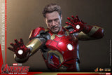 Hot Toys Marvel Comics Avengers: Age of Ultron Iron Man Mark XLIII (2.0) (Deluxe Version) Diecast 1/6 Scale 12" Collectible Figure