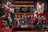 Hot Toys Marvel Comics Avengers: Age of Ultron Iron Man Mark XLIII (2.0) (Deluxe Version) Diecast 1/6 Scale 12" Collectible Figure