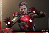 Hot Toys Marvel Comics Avengers: Age of Ultron Iron Man Mark XLIII (2.0) Diecast 1/6 Scale 12" Collectible Figure