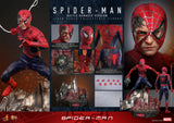 Hot Toys Marvel Comics Spider-Man Spider-Man (Battle Damaged Version) 1/6 Scale 12" Collectible Figure