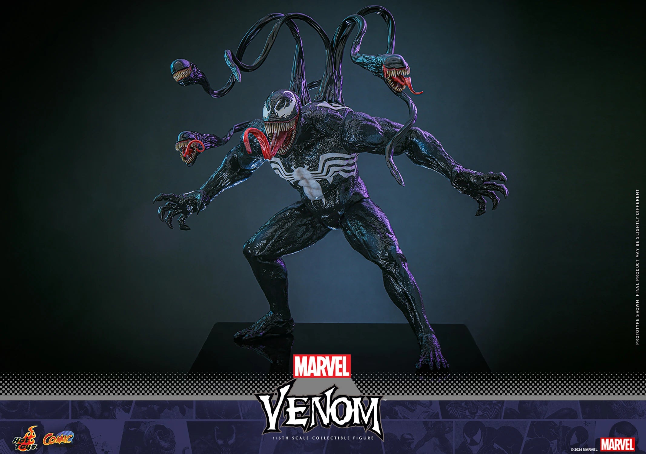 Hot Toys Marvel Comics Spider-Man Comic Masterpiece Venom 1/6