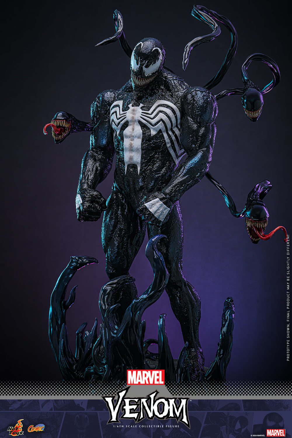 Hot Toys Marvel Comics Spider-Man Comic Masterpiece Venom 1/6