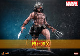 Hot Toys Marvel Comics X-Men Wolverine Weapon X 1/6 Scale 12" Collectible Figure