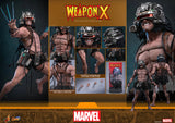 Hot Toys Marvel Comics X-Men Wolverine Weapon X 1/6 Scale 12" Collectible Figure