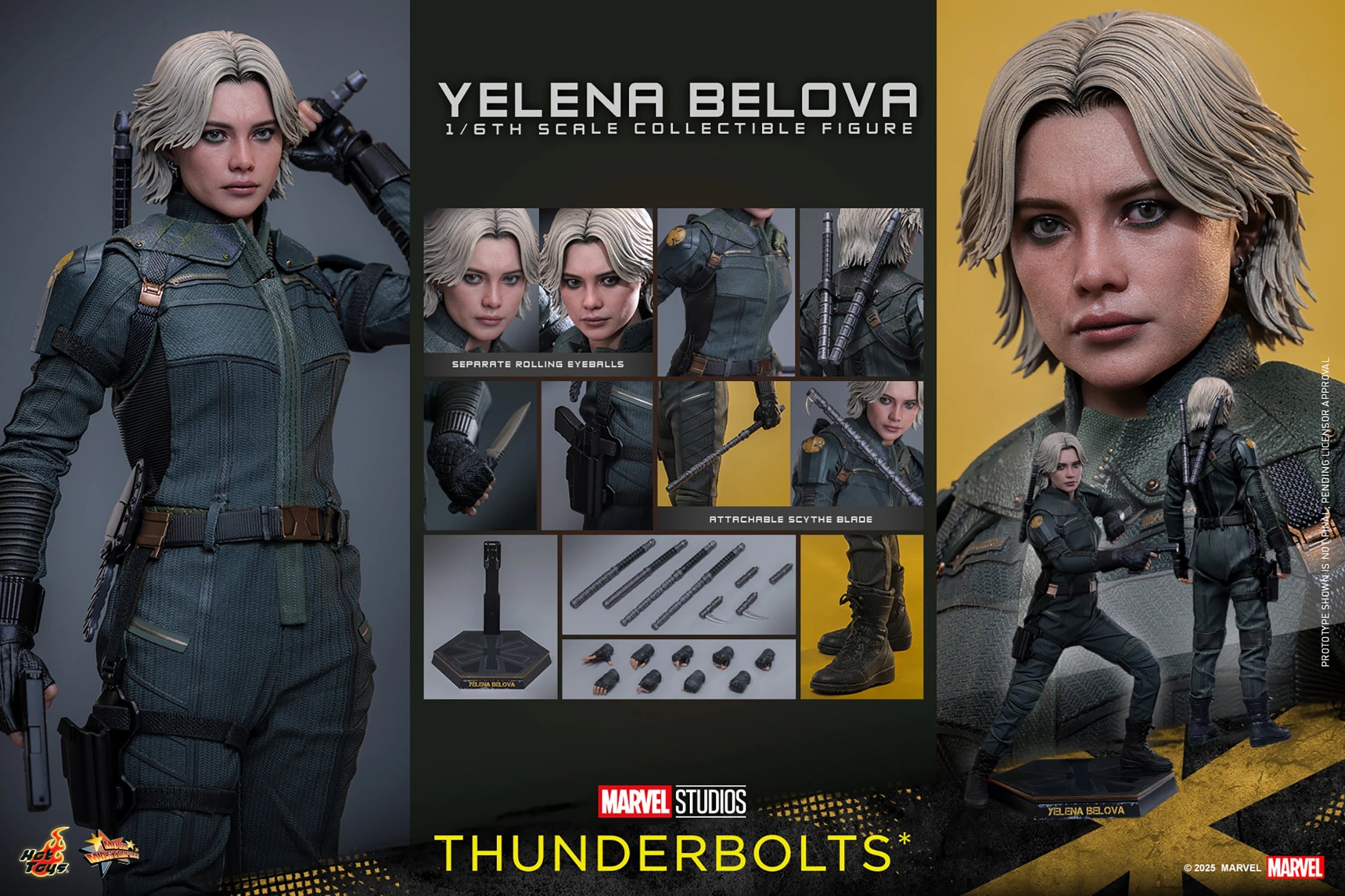 Hot Toys Marvel Comics Thunderbolts Yelena Belova 1/6 Scale