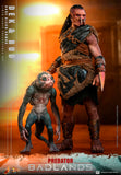 Hot Toys Predator: Badlands Dek (Bone Bison Armor) and Bud 1/6 Scale 12" Collectible Figure Set