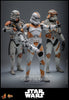 Hot Toys Star Wars: Episode III – Revenge of the Sith 212th Attack Battalion Clone Trooper (Deluxe Version) 1/6 Scale 12" Collectible Figure