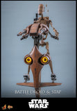 Hot Toys Star Wars: Episode I – The Phantom Menace Battle Droid & STAP 1/6 Scale 12" Collectible Figure Set