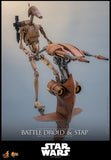 Hot Toys Star Wars: Episode I – The Phantom Menace Battle Droid & STAP 1/6 Scale 12" Collectible Figure Set