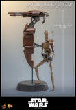 Hot Toys Star Wars: Episode I – The Phantom Menace Battle Droid & STAP 1/6 Scale 12" Collectible Figure Set