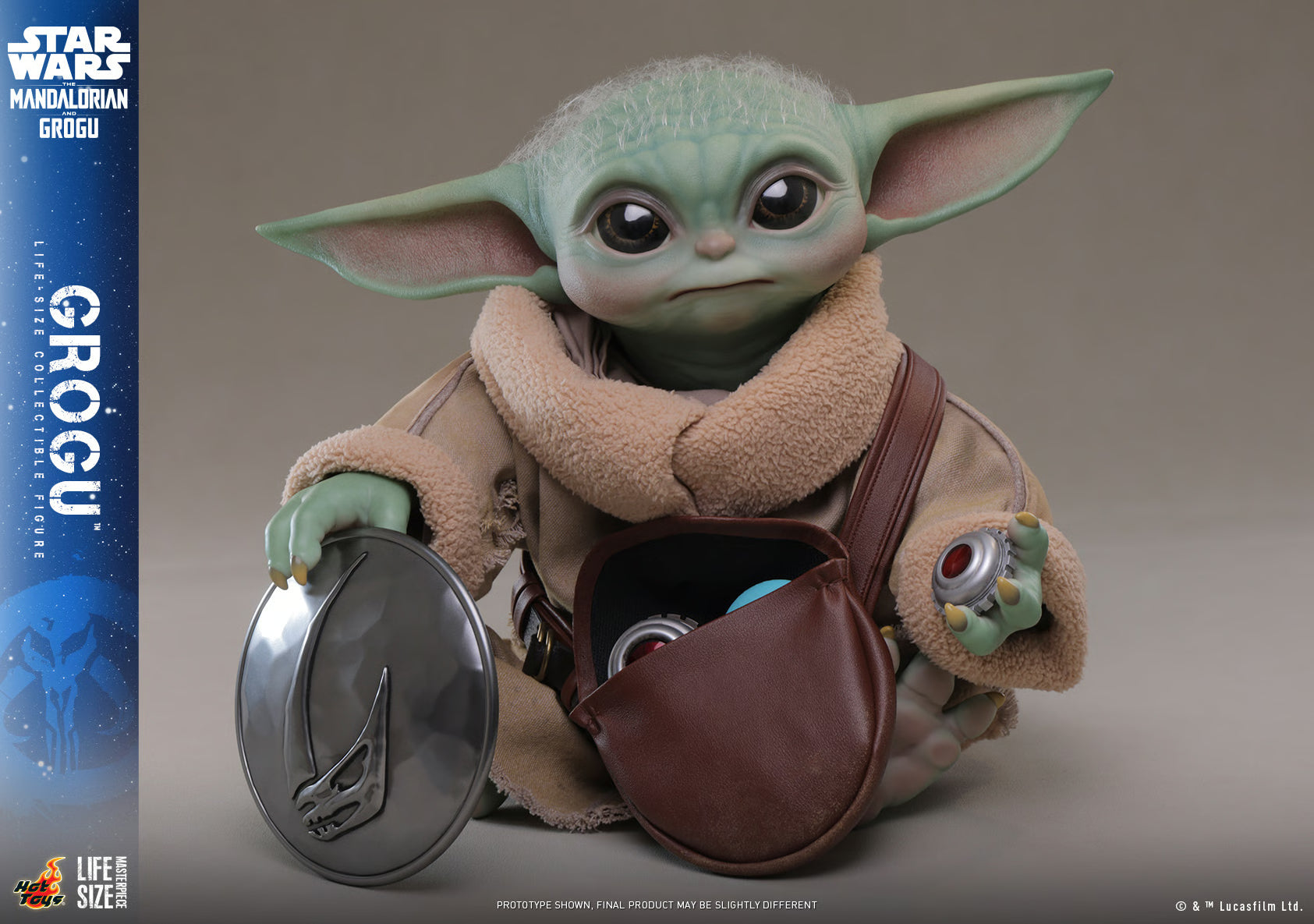Hot Toys Star Wars: The Mandalorian & Grogu Grogu Life-Size