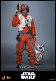 Hot Toys Star Wars: Episode VII – The Force Awakens Poe Dameron 1/6 Scale 12" Collectible Figure