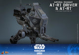 Hot Toys Star Wars: The Mandalorian & Grogu Imperial Remnant AT-RT Driver and AT-RT 1/6 Scale 12" Collectible Figure Set