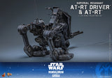 Hot Toys Star Wars: The Mandalorian & Grogu Imperial Remnant AT-RT Driver and AT-RT 1/6 Scale 12" Collectible Figure Set