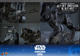Hot Toys Star Wars: The Mandalorian & Grogu Imperial Remnant AT-RT Driver and AT-RT 1/6 Scale 12" Collectible Figure Set