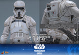 Hot Toys Star Wars: The Mandalorian & Grogu Imperial Remnant AT-RT Driver and AT-RT 1/6 Scale 12" Collectible Figure Set