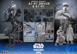 Hot Toys Star Wars: The Mandalorian & Grogu Imperial Remnant AT-RT Driver and AT-RT 1/6 Scale 12" Collectible Figure Set