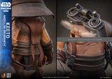 Hot Toys Star Wars: The Mandalorian & Grogu Keeto (Anzellan Droidsmith) Life-Size Collectible Figure