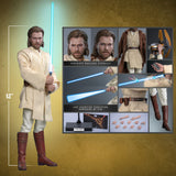 Hot Toys Star Wars: Episode II - Attack of the Clones Obi-Wan Kenobi 1/6 Scale 12" Collectible Figure