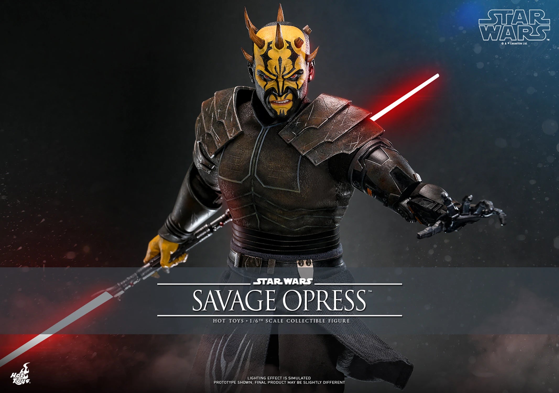 Hot Toys Star Wars: The Clone Wars Savage Opress 1/6 Scale