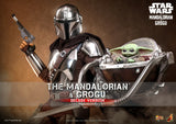 Hot Toys Star Wars: The Mandalorian & Grogu The Mandalorian and Grogu (Deluxe Version) 1/6 Scale 12" Collectible Figure Set