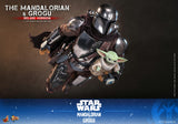 Hot Toys Star Wars: The Mandalorian & Grogu The Mandalorian and Grogu (Deluxe Version) 1/6 Scale 12" Collectible Figure Set