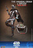 Hot Toys Star Wars: The Mandalorian & Grogu The Mandalorian and Grogu (Deluxe Version) 1/6 Scale 12" Collectible Figure Set