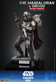 Hot Toys Star Wars: The Mandalorian & Grogu The Mandalorian and Grogu (Deluxe Version) 1/6 Scale 12" Collectible Figure Set