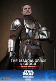 Hot Toys Star Wars: The Mandalorian & Grogu The Mandalorian and Grogu (Deluxe Version) 1/6 Scale 12" Collectible Figure Set