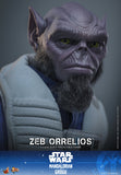Hot Toys Star Wars: The Mandalorian & Grogu Zeb Orrelios 1/6 Scale 12" Collectible Figure
