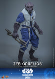 Hot Toys Star Wars: The Mandalorian & Grogu Zeb Orrelios 1/6 Scale 12" Collectible Figure