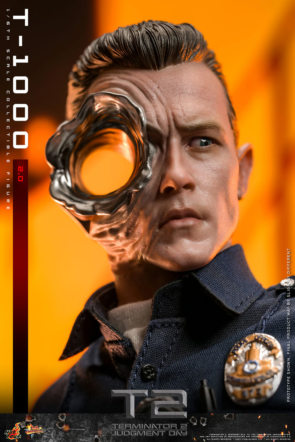 Hot Toys Terminator 2 : Judgement Day T-1000 (2.0) 1/6 Scale 12