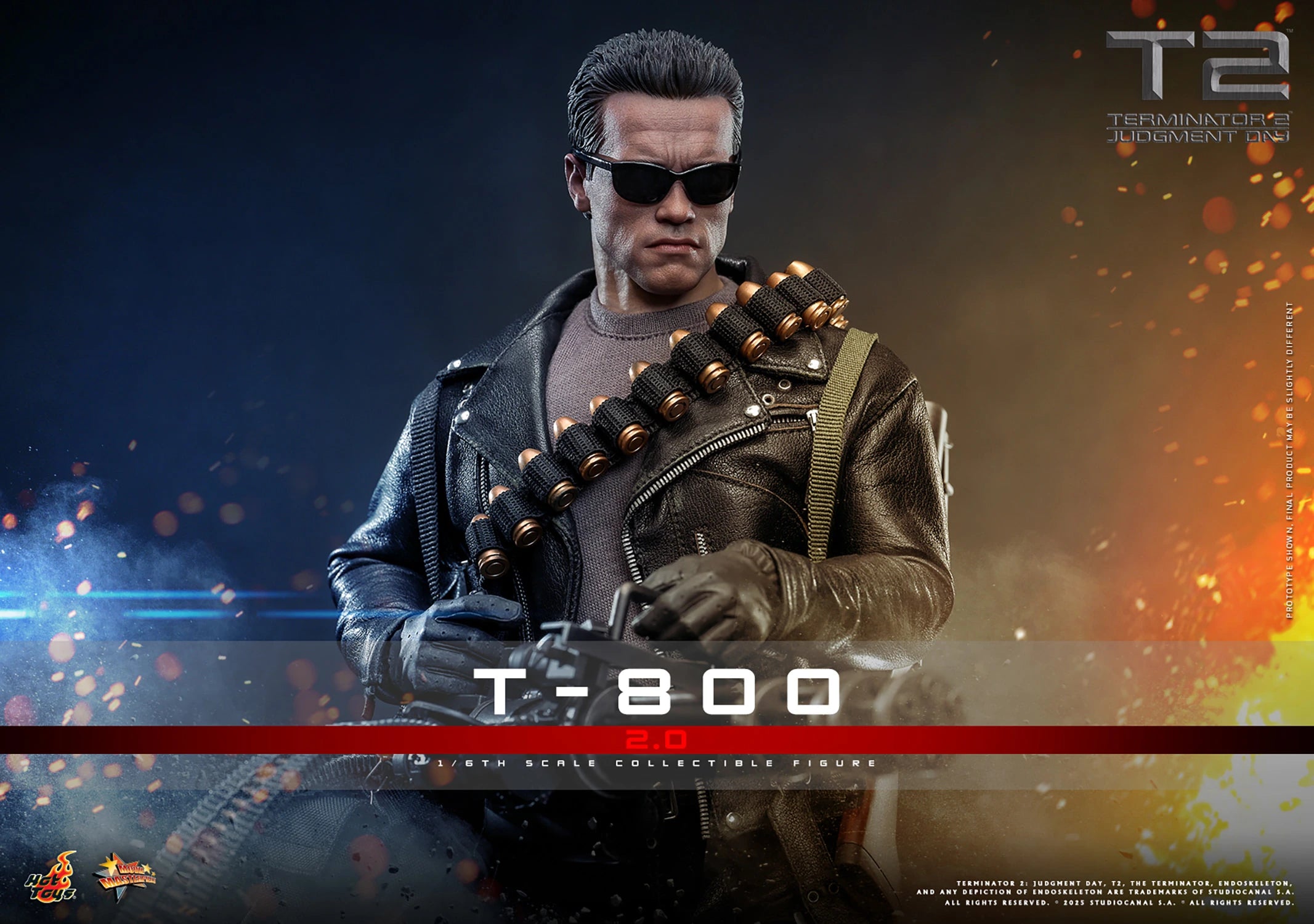 TERMINATOR ２shotgan Hottoys - Terminator 2: Judgment Day T-800 2.0 1/6 Scale