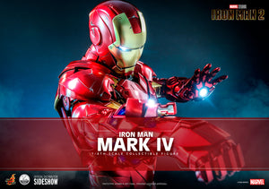 Hot Toys Marvel Comics Iron Man 2 Iron Man Mark IV 1/4 Quarter Scale Collectibles Figure