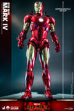 Hot Toys Marvel Comics Iron Man 2 Iron Man Mark IV 1/4 Quarter Scale Collectibles Figure