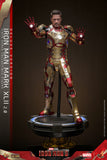 Hot Toys Marvel Comics Iron Man 3 Iron Man Mark XLII (2.0) Deluxe Diecast 1/6 Scale 12" Collectible Figure