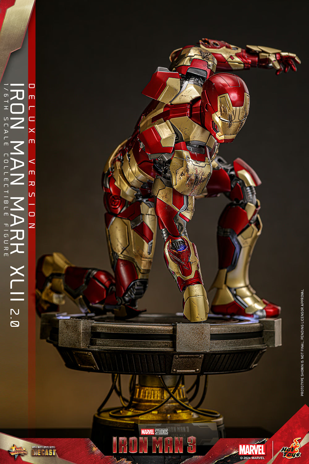 アメコミ Hot Toys Iron man 3 Mark XL2 Iron Man Mark XLII (2.0) Sixth Scale Figure by Hot Toys