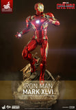 Hot Toys Marvel Captain America Civil War Iron Man Mark XLVI 46 1/6 Scale 12" Die-Cast Collectible Figure