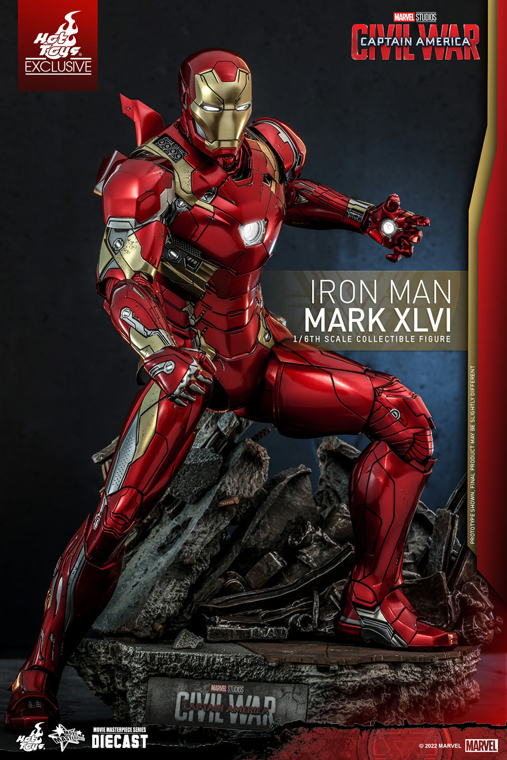 Hot Toys Marvel Captain America Civil War Iron Man Mark XLVI