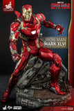 Hot Toys Marvel Captain America Civil War Iron Man Mark XLVI 46 1/6 Scale 12" Die-Cast Collectible Figure