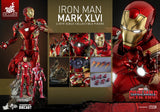 Hot Toys Marvel Captain America Civil War Iron Man Mark XLVI 46 1/6 Scale 12" Die-Cast Collectible Figure