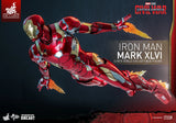 Hot Toys Marvel Captain America Civil War Iron Man Mark XLVI 46 1/6 Scale 12" Die-Cast Collectible Figure