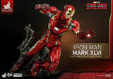 Hot Toys Marvel Captain America Civil War Iron Man Mark XLVI 46 1/6 Scale 12" Die-Cast Collectible Figure
