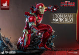 Hot Toys Marvel Captain America Civil War Iron Man Mark XLVI 46 1/6 Scale 12" Die-Cast Collectible Figure