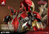 Hot Toys Marvel Captain America Civil War Iron Man Mark XLVI 46 1/6 Scale 12" Die-Cast Collectible Figure