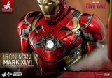 Hot Toys Marvel Captain America Civil War Iron Man Mark XLVI 46 1/6 Scale 12" Die-Cast Collectible Figure