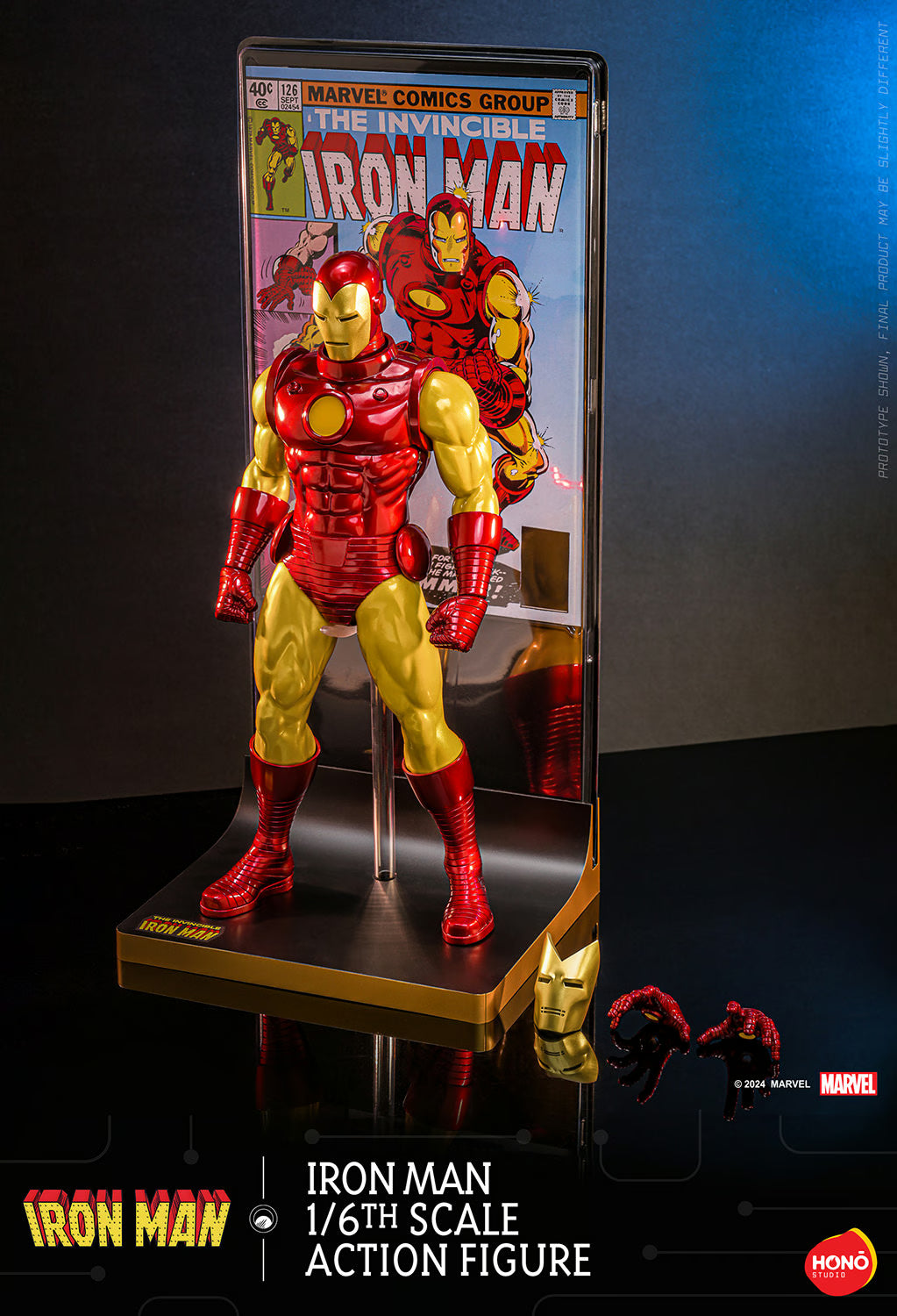 【新品・未開封】Hono Toys アイアンマン 1/6スケール炎スタジオ 炎スタジオ】『マーベル・コミック』1/6スケールフィギュア アイアン