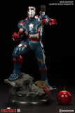 Sideshow Marvel Collectibles Iron Man 3 Iron Patriot 1/4 Quarter Scale Marquette Statue #803