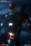 Sideshow Marvel Collectibles Iron Man 3 Iron Patriot 1/4 Quarter Scale Marquette Statue #803